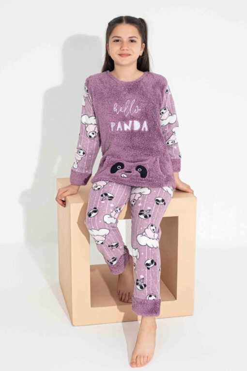 Παιδική Πιτζάμα Fleece R2707 - ΜΩΒ, 7 Ετών - Image 2