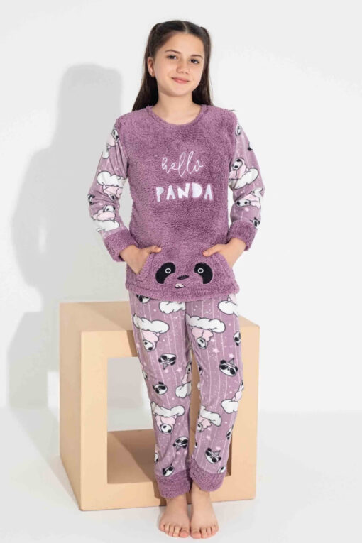 Παιδική Πιτζάμα Fleece R2707 - ΜΩΒ, 7 Ετών - Image 3