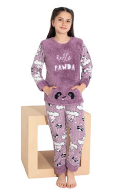 Παιδική Πιτζάμα Fleece R2707 - ΜΩΒ, 7 Ετών