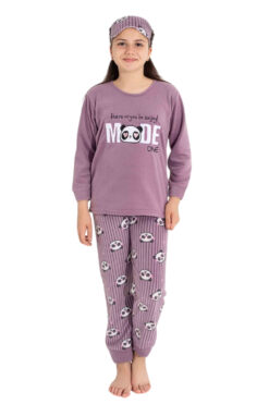 Παιδική Πιτζάμα Fleece W2715 - ΜΩΒ ΑΝΟΙΧΤΟ, 11 Ετών