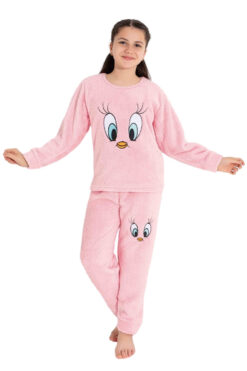 Παιδική Πιτζάμα Fleece W2718 - ΡΟΖ, 10 Ετών