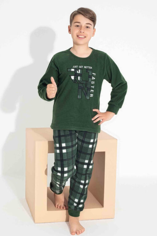 Παιδική Πιτζάμα Για Αγόρι Fleece W3700 - ΚΥΠΑΡΙΣΣΙ, 4 Ετών - Image 3