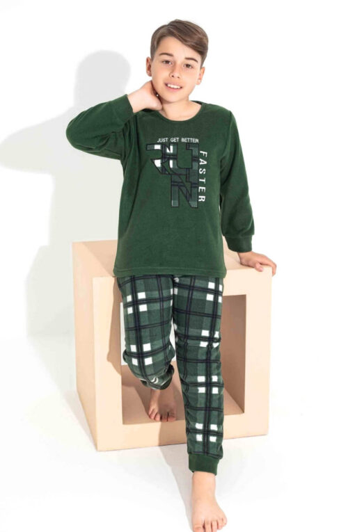 Παιδική Πιτζάμα Για Αγόρι Fleece W3700 - ΚΥΠΑΡΙΣΣΙ, 4 Ετών - Image 2