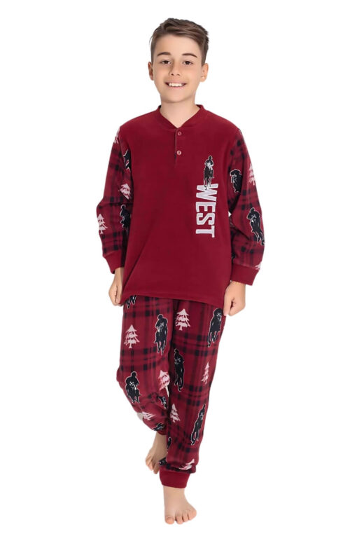 paidiki-pitzama-gia-agori-fleece-w3737-3