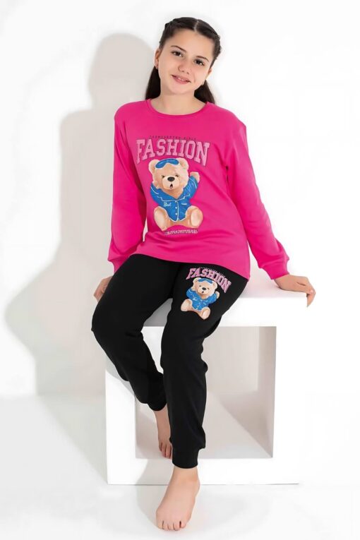 Παιδική Πιτζάμα Για Κορίτσι Fashion R8300 - ΦΟΥΞ, 4 Ετών - Image 2