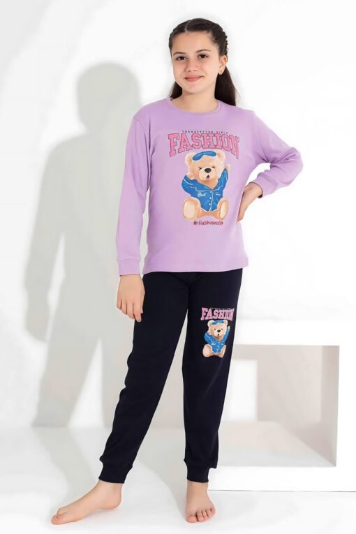 Παιδική Πιτζάμα Για Κορίτσι Fashion W8300 - ΛΙΛΑ, 5 Ετών - Image 3