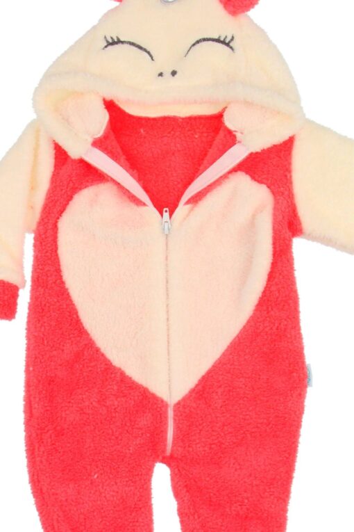 Παιδική Πιτζάμα Ολόσωμη Fleece Unicor W5141 - ΚΟΡΑΛΙ, 1 Ετών - Image 2