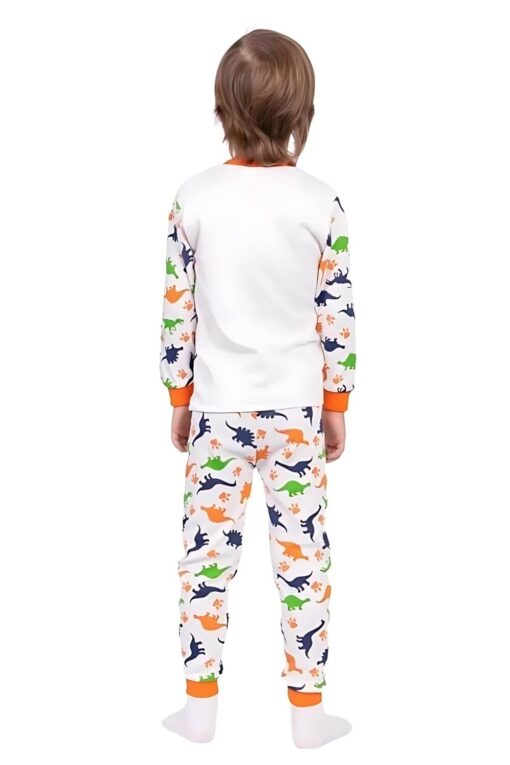 Παιδική Πιτζάμα Wild Dinosaurs Για Αγόρι R3175 - ΠΟΡΤΟΚΑΛΙ, 4 Ετών - Image 3