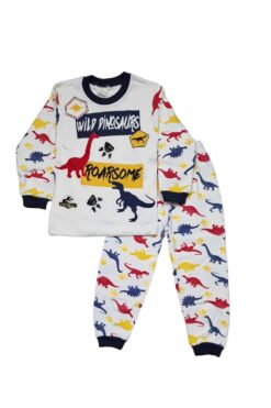 Παιδική Πιτζάμα Wild Dinosaurs Για Αγόρι W3175 - ΜΠΛΕ, 5 Ετών