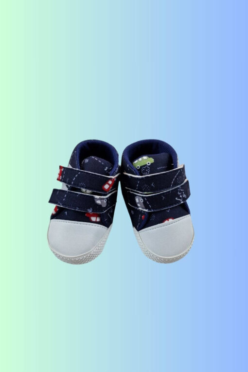 Παπούτσια Αγκαλιάς Υφασμάτινα Με Velcro R4010 - ΜΠΛΕ, 18 - Image 4