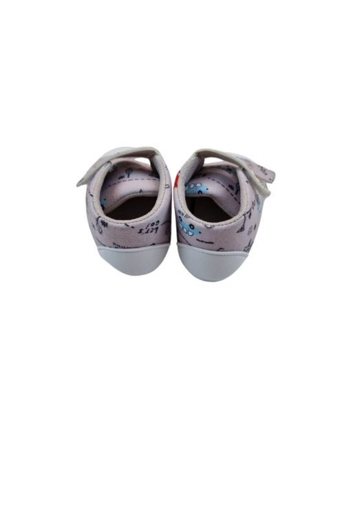 Παπούτσια Αγκαλιάς Υφασμάτινα Με Velcro W4010 - ΓΚΡΙ, 18 - Image 3