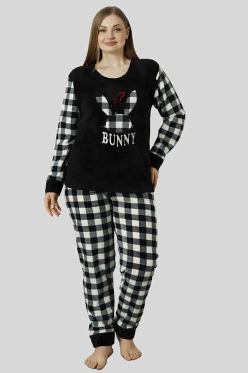 pitzama-gynaikeia-fleece-bunny-15935-2