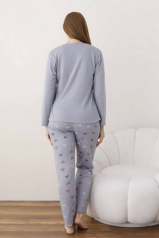 Πιτζάμα Γυναικεία Homewear 5020 - ΓΚΡΙ, XXL - Image 5