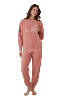 Πιτζάμα Γυναικεία Homewear Relax W01015 - ΣΟΜΟΝ, S-M
