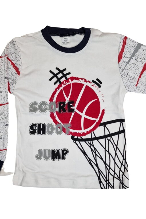 Πιτζάμα Παιδική Basketball Kid W9260 - ΜΠΛΕ ΣΚΟΥΡΟ, 6 Ετών - Image 2