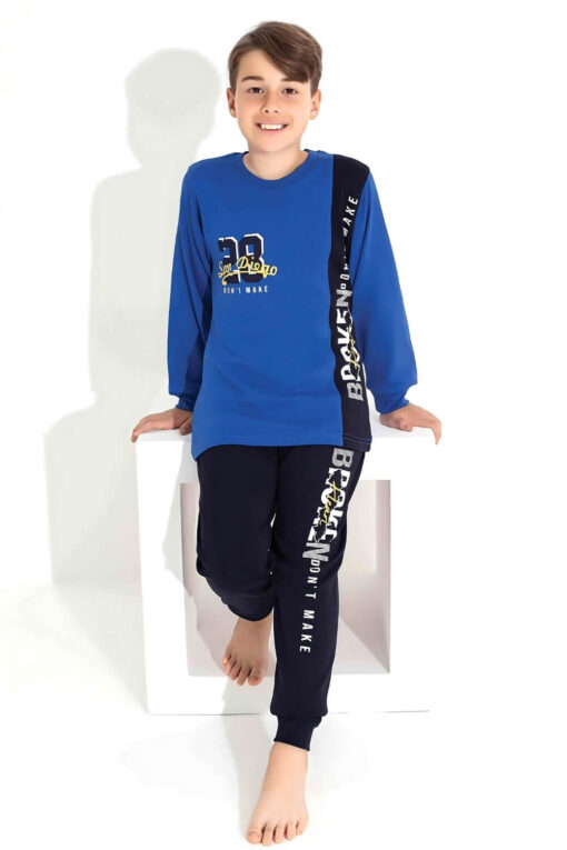 Πιτζάμα Παιδική Για Αγόρι Homewear Broken D3715 - ΡΟΥΑ, 3 Ετών - Image 2
