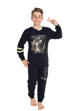 Πιτζάμα Παιδική Για Αγόρι Homewear Champion R3724 - ΜΑΥΡΟ, 4 Ετών