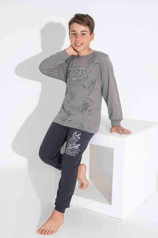 Πιτζάμα Παιδική Για Αγόρι Homewear V3741 - ΑΝΘΡΑΚΙ, 5 Ετών - Image 2