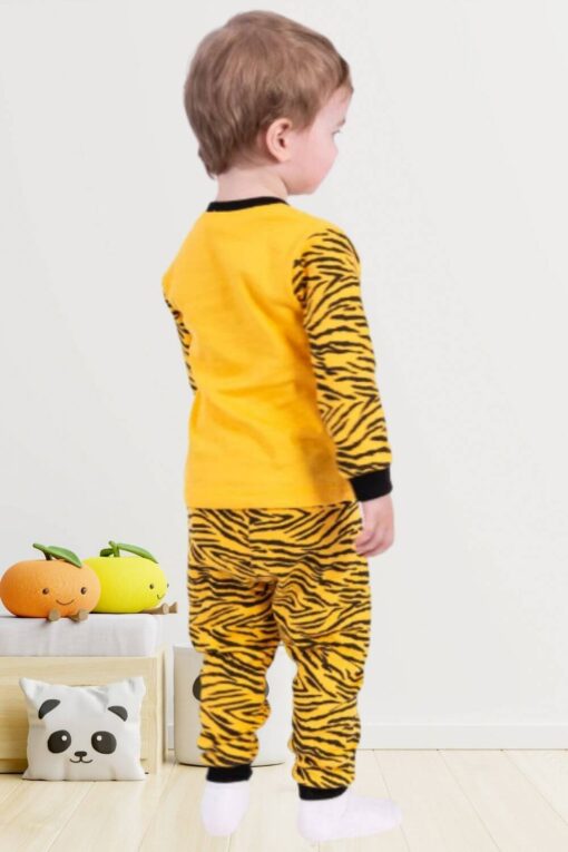 Πιτζάμα Παιδική Tiger Unisex 1480 - ΚΙΤΡΙΝΟ, 1 Ετών - Image 3