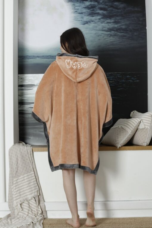 Ρόμπα Κάπα με Κουκούλα Fleece 13612 - ΤΕΡΑΚΟΤΑ, L-XL - Image 4