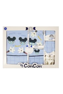Σετ Δώρου Για Νεογέννητο Mickey for baby 10 τμχ. 01-10016 - ΓΑΛΑΖΙΟ, 0-3 Μηνών