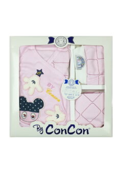 Σετ Δώρου Για Νεογέννητο Mickey For Baby 5 τμχ. 02-5016 - ΡΟΖ, 0-3 Μηνών