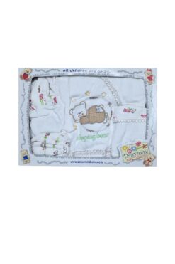Σετ Δώρου για Νεογέννητο Sleeping Bear 5 τμχ D0010 - ΜΠΕΖ, 0-3 Μηνών