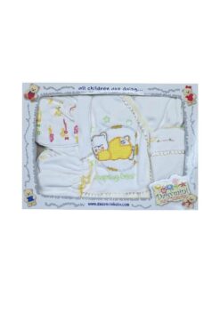 Σετ Δώρου για Νεογέννητο Sleeping Bear 5 τμχ G0010 - ΚΙΤΡΙΝΟ, 0-3 Μηνών