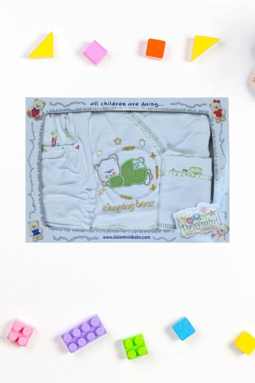 Σετ Δώρου για Νεογέννητο Sleeping Bear 5 τμχ J0010 - ΛΑΧΑΝΙ, 0-3 Μηνών - Image 3