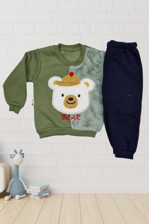 Σετ Παιδική Φόρμα Cute Teddy Bear W2702 - ΛΑΔΙ, 9-12 Μηνών - Image 4