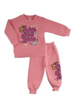 Σετ Παιδική Φόρμα Look Atmy Mood R3500 - ΡΟΖ, 9-12 Μηνών