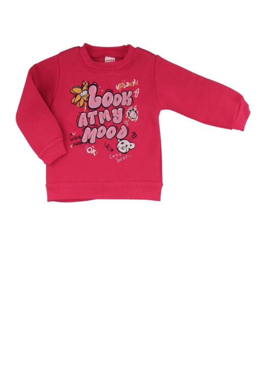 Σετ Παιδική Φόρμα Look Atmy Mood W3500 - ΚΟΡΑΛΙ, 9-12 Μηνών - Image 2