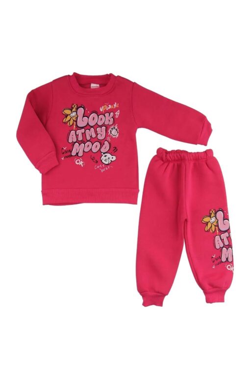 Σετ Παιδική Φόρμα Look Atmy Mood W3500 - ΚΟΡΑΛΙ, 9-12 Μηνών - Image 4