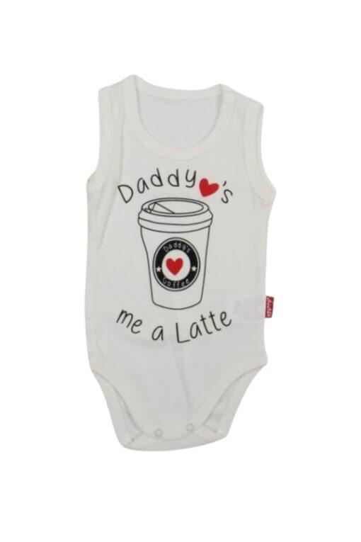 Κορμάκι-Βρεφικό-Daddys-Coffee-Αμάνικο-1628-2