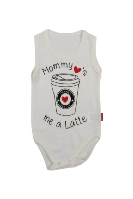 Κορμάκι-Βρεφικό-Mommys-Coffee-Αμάνικο-1627-2