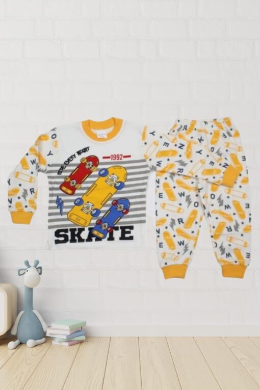 Πιτζάμα Παιδική Skateboard Kid G1595 - ΚΙΤΡΙΝΟ, 9-12 Μηνών - Image 2
