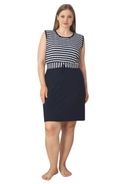 Γυναικείο νυχτικό αμάνικο homewear 5276 - ΠΟΛΥΧΡΩΜΟ, XXL