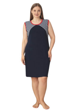 Γυναικείο νυχτικό αμάνικο homewear V5273 - ΠΟΛΥΧΡΩΜΟ, 3XL