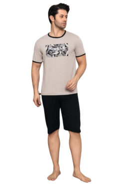 Ανδρική πιτζάμα καλοκαιρινή W35005 - ΠΟΛΥΧΡΩΜΟ, M