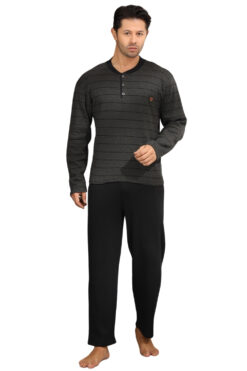 Ανδρική Πιτζάμα Βαμβακερή 4042 - ΠΟΛΥΧΡΩΜΟ, M