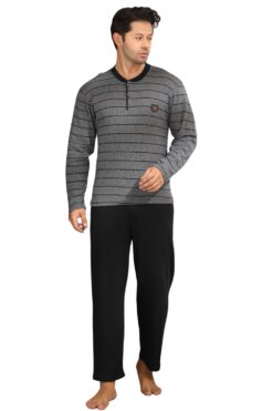 Ανδρική Πιτζάμα Βαμβακερή W4041 - ΠΟΛΥΧΡΩΜΟ, M