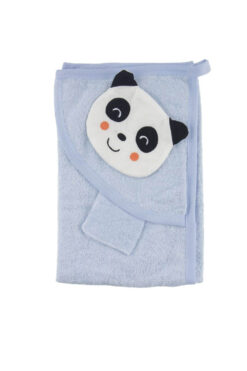 Μπουρνουζοπετσέτα 85Χ80 εκ. W0839 - ΓΑΛΑΖΙΟ, ONE SIZE