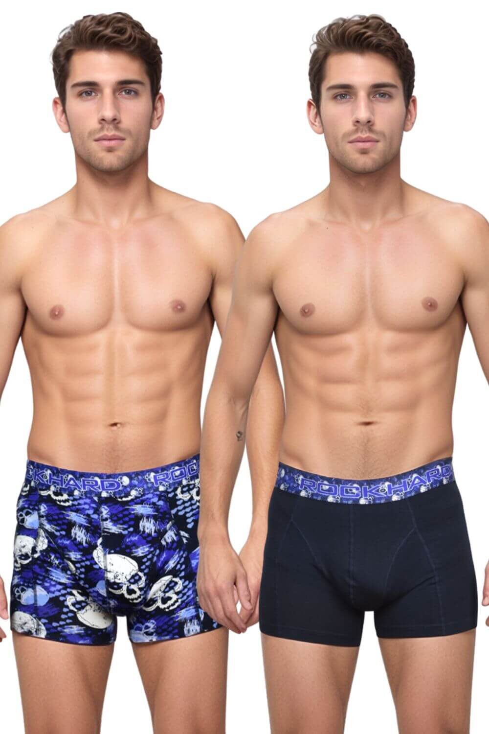 Boxer Ανδρικό Σετ 2Pack D7050 - ΠΟΛΥΧΡΩΜΟ, XXL