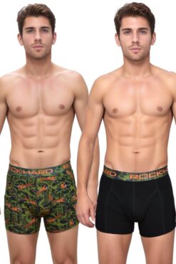 Boxer Ανδρικό Σετ 2Pack F7050 - ΠΟΛΥΧΡΩΜΟ, L