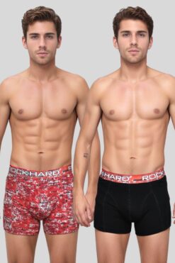 Boxer Ανδρικό Σετ 2Pack Q7050 - ΠΟΛΥΧΡΩΜΟ, L