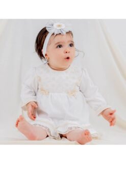 Alternative view of Φόρεμα Εξόδου Αμπιγιέ 3296 - ΡΟΖ, 3-6 Μηνών