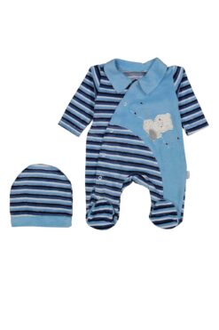 Φορμάκι Βελουτέ με Σχέδιο Αρκουδάκι 235587 - ΓΑΛΑΖΙΟ, 6 Μηνών