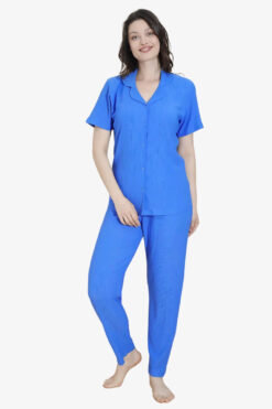 Γυναικεία Βαμβακερή Πιτζάμα Ανοιξιάτικη Φθινοπωρινή 10474 - ΡΟΥΑ, XXL