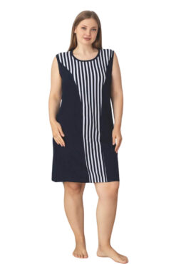 Γυναικείο νυχτικό αμάνικο homewear 5271 - ΠΟΛΥΧΡΩΜΟ, XXL