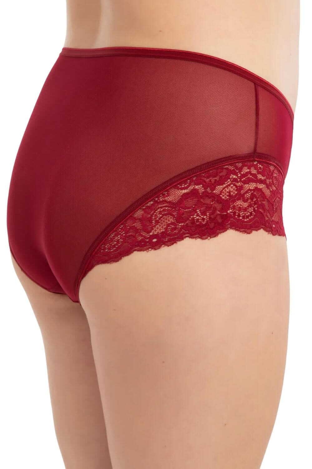 Γυναικείο Slip Plus Size 23007 - ΜΠΟΡΝΤΟ, XL - Image 3